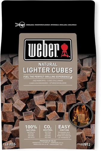 Weber natural lighter cubes - weber,