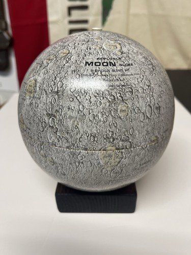 Vtg replogle moon globe - vtg, tin