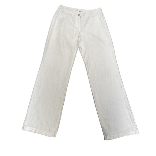 Sandwich linen trousers white - sandwich,