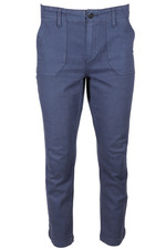 PAIGE NAVY MID RISE STRAIGHT