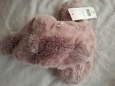 Dusty Pink Fluffy Slippers