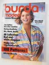 Burda moden magazine july - moden, 1985