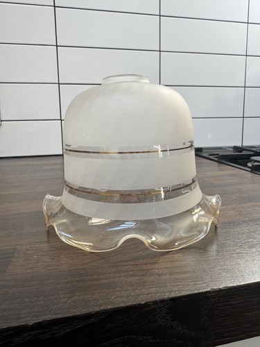 Vintage art deco glass lamp - art,