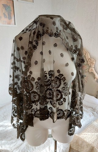 Antique 1800s hand embroidered - antique,
