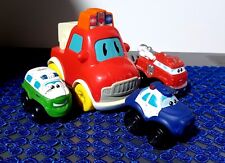 Chuck & Friends Lil', Boomer Tonka Hasbro and City Heroes Fire Engine 4 Characters