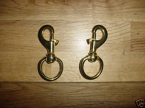 Pair naval bronze bolt - of,