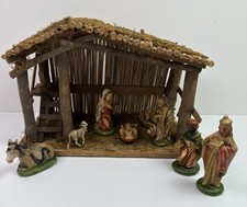 Vintage Christmas Nativity Set