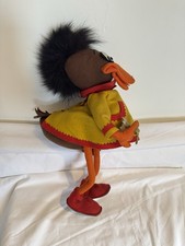 Vintage Felt Duck Stuffed Toy 40cm Tall 1950/60s