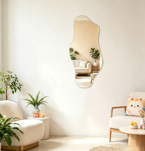 Acrylic wavy mirror - acrylic,