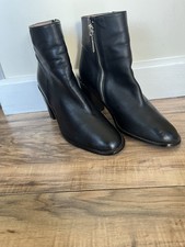 WHISTLES Boots Black Leather