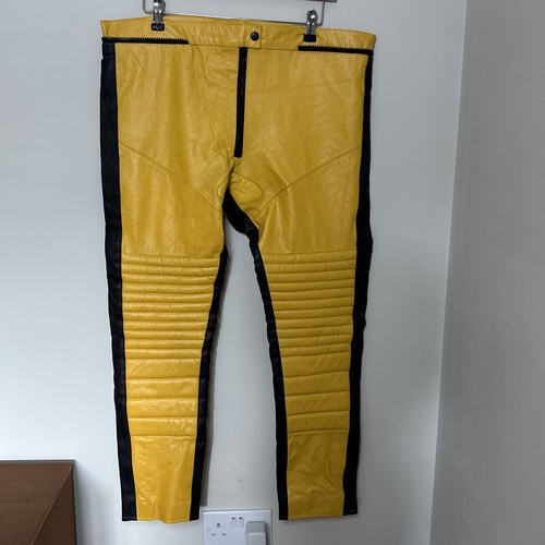 Leather austria biker trousers - leather,