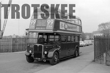 35mm Negative London Transport AEC Regent III Weymann RT3496 LYR915 c1971