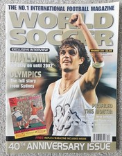 WORLD SOCCER MAGAZINE - NOVEMBER 2000 - 40TH ANNIVERSARY ISSUE