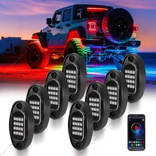 Rgb led rock light - light, kits
