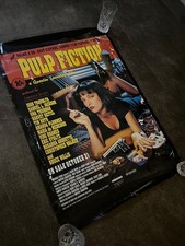 Pulp Fiction 1994 Original UK Promotional Film Poster. Size 89 cm x 62 cm