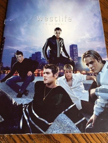 Westlife tour programmes - tour,