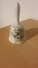 Ceramic Bell Hand Decorated