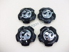 Genuine Vauxhall Corsa D 4x Black Alloy Wheel Centre Cap *New Style* 13368242