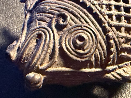 West african bronze - bronze, fish