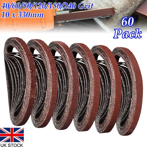 Pack sanding belts 10 x - 60,