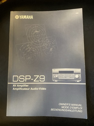Yamaha dsp manuals guide - z9,
