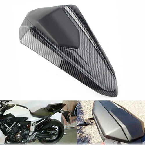 Carbon fiber rear seat cover - carbon,