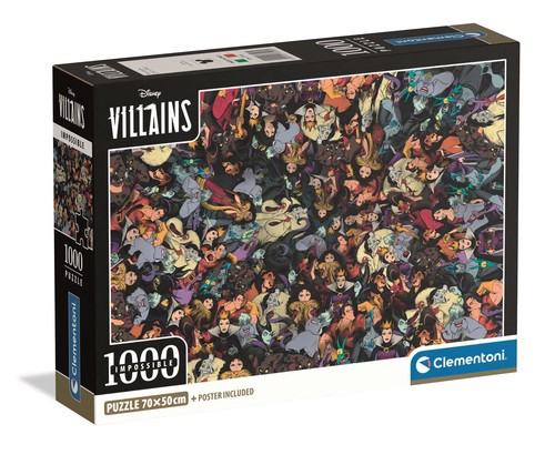 Disney villains puzzle 1000 - disney,