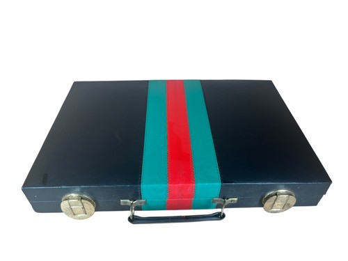 Travel backgammon set vintage - backgammon,