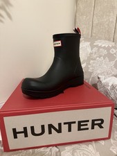 Black Short Hunter Wellies