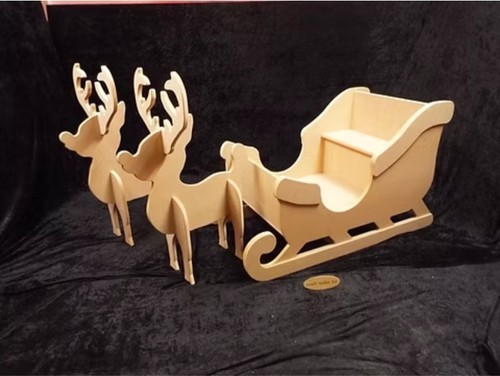 Sit santa sleigh and 2 - sit,