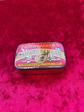Antique Fairweather Cut Golden Bar tobacco tin
