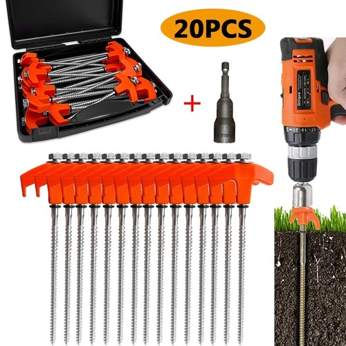 20x tent pegs - tent, screw