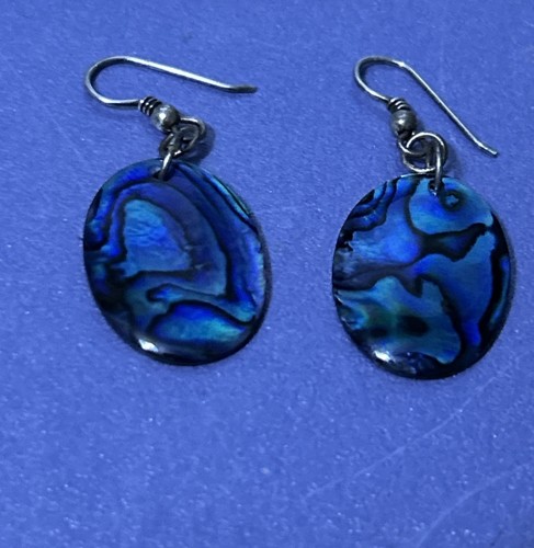 Vintage 925 silver abalone - vintage,