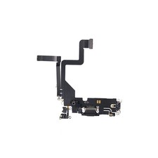 iPhone 14 Pro Genuine Charge Connector/Charging Port Flex (Pulled) - Black