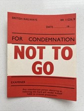 British Railways Wagon Card