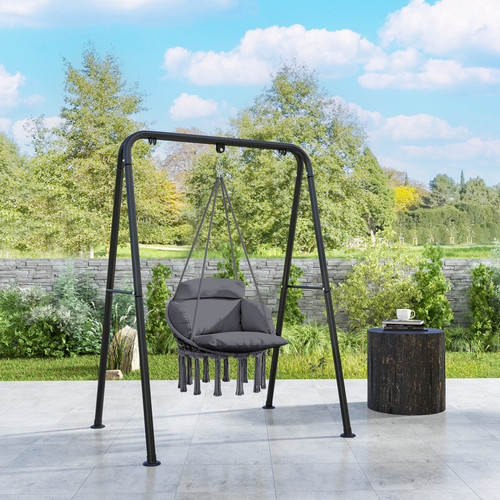 Stylish hanging chair with - hanging,