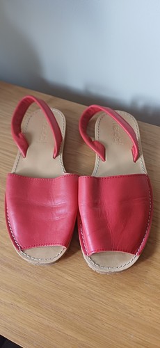 Next red real leather - next,