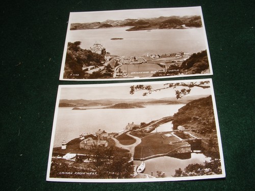 Vintage postcard crinan - vintage,