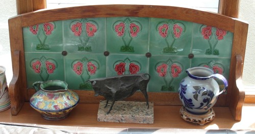 Edwardian wash stand splash - edwardian,