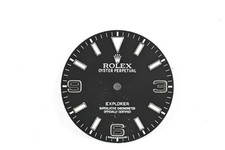 Rolex Explorer I Black Wristwatch Swiss Made MK 1 Dial for Ref 214270 39mm