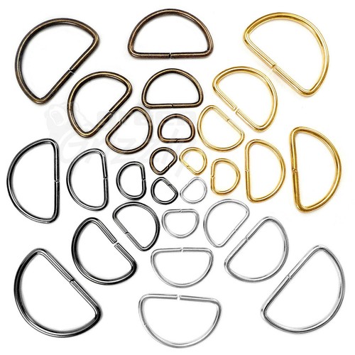 Metal rings buckles leather - rings,