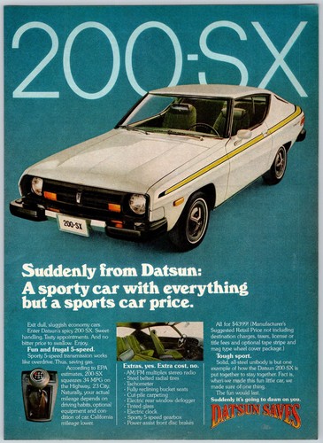 1977 datsun 200 car - datsun, 200-sx
