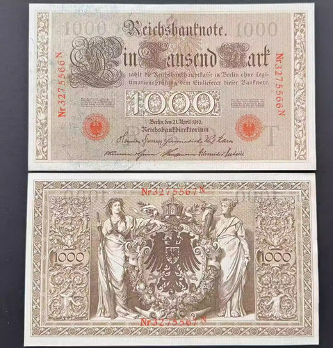 1910 germany 1000 mark - p, 44