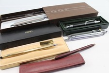 Cross Ballpoint Pens Biros Inc Vintage, Gold Plated, Boxed, Century Classic x7