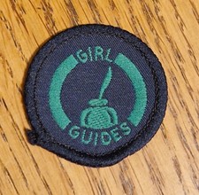 GirlGuiding Old Writer Girl