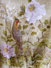 Rare Vintage 80s Fabric Peony Garden  Greeff Warner & Sons 5.7 Metres  Unused