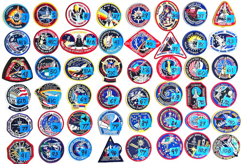 Vintage lot nasa sts - lot, 50