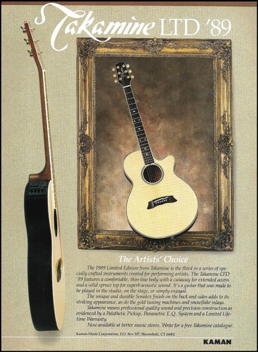 Takamine ltd collectors - ltd, '89