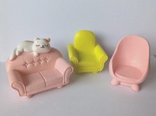 Sofa Chairs  furniture modern 1:32 scale resin dolls house miniature UH51