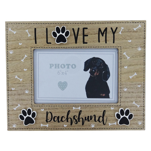 Dachshund photo frame love - frame,